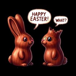 Funny Easter Chocolate Bunnies