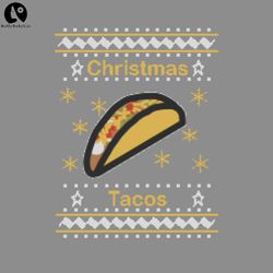 Tacos Ugly Christmas Sweaters Food Designugly christmas sweater PNG