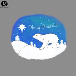 christmas polar bear png christmas