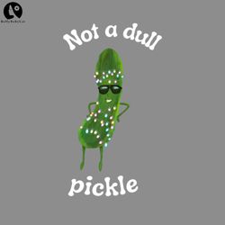 Funny Pickle With Christmas Lights  Not a Dull Pickle PNG Christmas