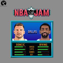 NBA JAM  Dallas Basketball Sports PNG download