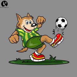 Dog as Soccer player with Soccer ball Sport PNG Soccer PNG download