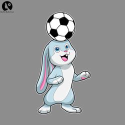 Rabbit as Soccer player with Soccer ball Sport PNG Soccer PNG download