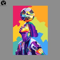 Ronaldinho Wpap Art Sport PNG Soccer PNG download