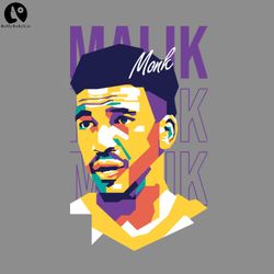 Malik Monk On WPAP Art 2Sport PNG Basketball PNG download