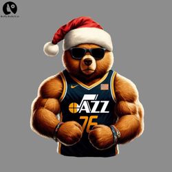 Utah Jazz ChristmasSport PNG Basketball PNG download