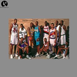 Vintage The 1996 NBA draftSport PNG Basketball PNG download