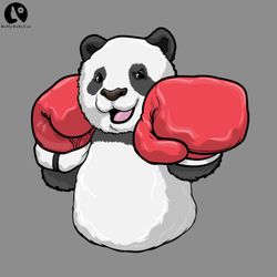 panda at boxing with boxing gloves sport png boxing png download