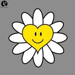 Daisy Heart Love, Valentine PNG download