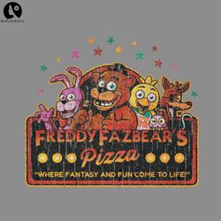 Freddy Fazbears Pizza 1983 Funny Animal PNG download