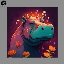 hippopotamus Funny PNG, Cute Animal PNG download