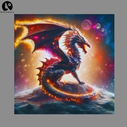 Cosmic Dragon King PNG download