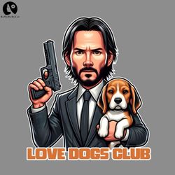 LOVE DOG Gun CLUB PNG download