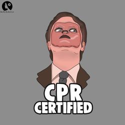 The Office Memes Dwight CPR Certified PNG download