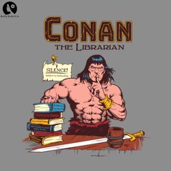 Conan the Librarian Colored PNG download