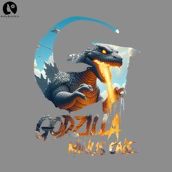 Cartoon Godzilla minus one PNG download