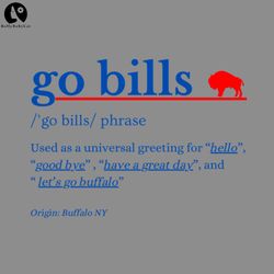 g0 bills phrase buffalo