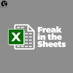 Freak in the Sheets Green Design PNG download