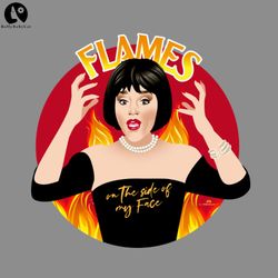 Flames on the side of my face PNG download
