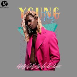 Young Thug Retro Aesthetic Rapper PNG, Hip Hop PNG download