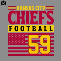 Kansas City Chiefs 1959 American Flag Football Football PNG download