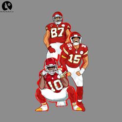 kc chiefs fans RED Football PNG download
