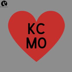 I Love Kansas City Vintage Heart Design Football PNG download
