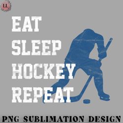 Hockey PNG Eat Sleep Hockey Repeat Hockey Player