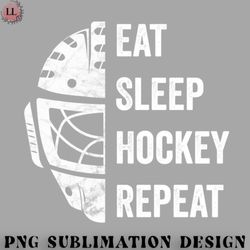 Hockey PNG Eat Sleep Hockey Repeat Hockey