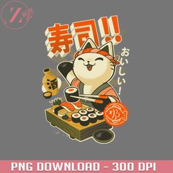 Sushi Chef  Cute Kitchen Kitty  Japanese Restaurant 8742PNG Manga PNG download