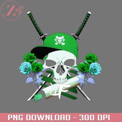 Jolly Roger Kijani Anime PNG One Piece PNG download