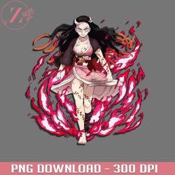 Nezuko blood d Anime Damon Slayer  PNG download