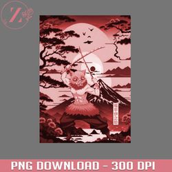 Red inosukeu jap Anime Damon Slayer  PNG download