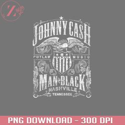 Johnny Cash outlaw music man in black nashville tennessee Anime Cowboy Bebop download PNG