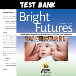 Latest 2024 Bright Futures Guidelines for Health Supervision of Infants, Children, and Adolesc Test bank |  All Chapters