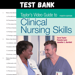 Latest 2024 fundamentals of Nursing 9th Edition by Taylor Lynn Test bank |  All Chapters