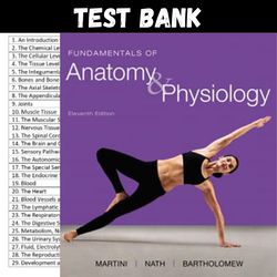 Latest 2024 Fundamentals of Anatomy and Physiology 11th Edition Test bank | All Chapters