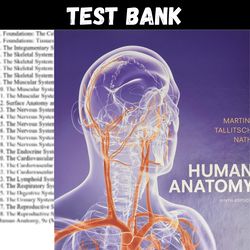 Latest 2024 Human Anatomy 9th Edition Martini Tallitsch Nath Test bank | All Chapters