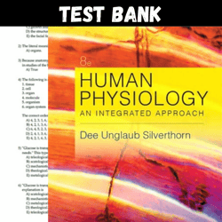 Latest 2024 Human Physiology An Integrated Approach 8th Edition Silverthorn Test bank |  All Chapters