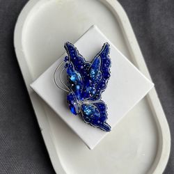 Butterfly brooch handmade