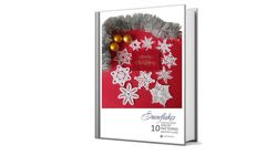 Christmas crochet pattern ebook 4 , crochet Snowflake pattern , crochet pattern , Irish Crochet , Motif crochet ,