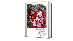 Christmas crochet pattern ebook 6 , crochet Snowflake pattern , crochet pattern , Irish Crochet , Motif crochet ,