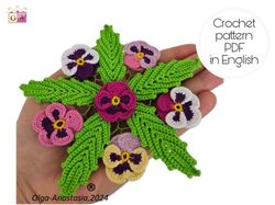 Crochet pattern - table decor crochet pattern , decor crochet pattern , crochet flower pattern
