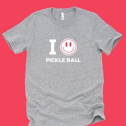 pickleball shirt pickleball shirt for him t-shirt pickle ball is life pickle ball lover tee smile face shirt happy women