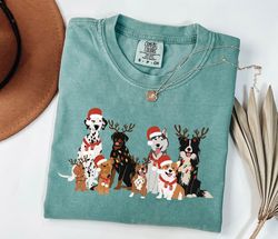 Christmas Dogs Shirt, Dog Lover Shirt, Holiday Shirt, Cute Christmas Shirt, Cute Gift for Dog Lover, Dog Mom Shirt, Merr