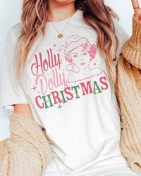 Have A Holly Dolly Christmas Sweatshirt, Western Xmas, Dolly Parton Shirt, Dolly Parton Christmas Sweater, Dolly Christm