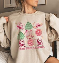 Holly Dolly Disco Shirt, Have A Holly Dolly Christmas Sweatshirt, Country Music Christmas Sweater, Queen of Hearts, Famo