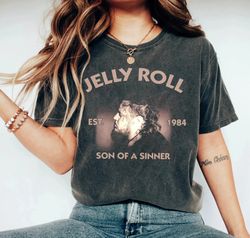 Comfort Color Jelly Son Of Sinner 1984 Tshirt, Jelly unisex shirt, Retro Jelly Gift fans Graphic Shirt, Roll Gift for me