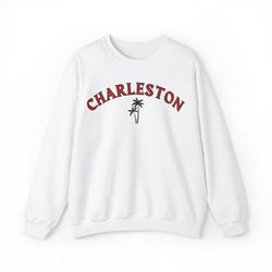 Charleston Comfort Premium Crewneck Sweatshirt, vintage, retro, men, women, cozy, comfy, South Carolina