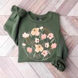 Wildflowers Sweatshirt, Wildflower Tshirt, Mothers Day Gift, Flower Shirt, Gift for Women, Ladies Shirts, Flowers Lover
